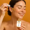 women applying vitawave serum on the face