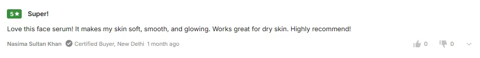 customer review screenshot image